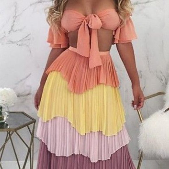 Dresses & Skirts - Bora Bora Pleated set